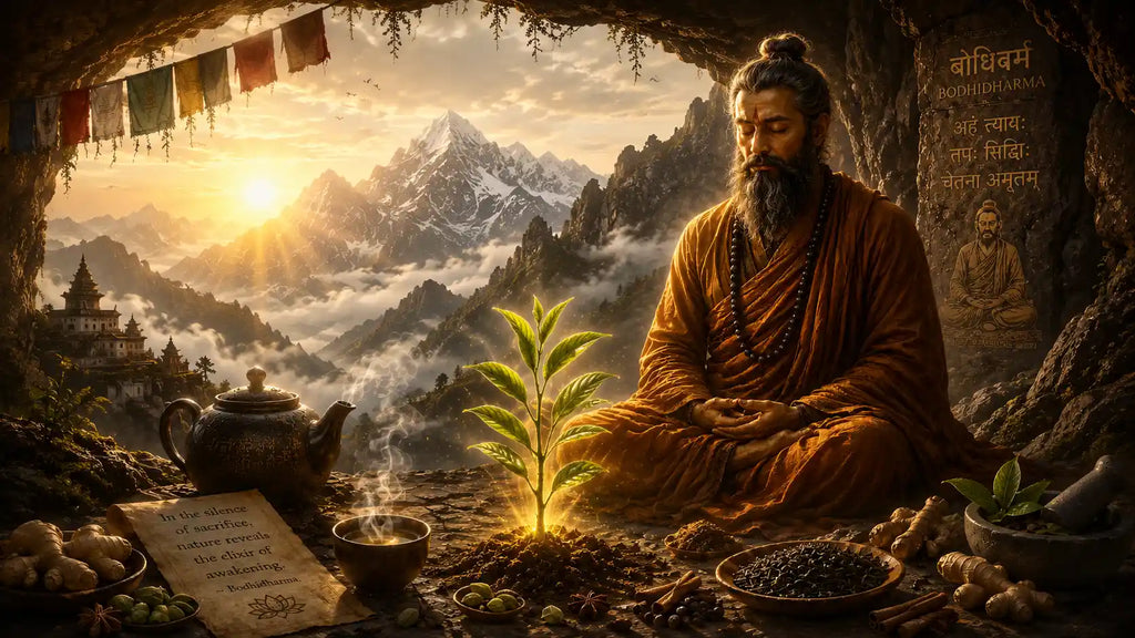 What is the Indian Legend Regarding the Discovery of Tea? A Fascinating Tale of Bodhidharma